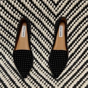 Steve Madden studded black shoes